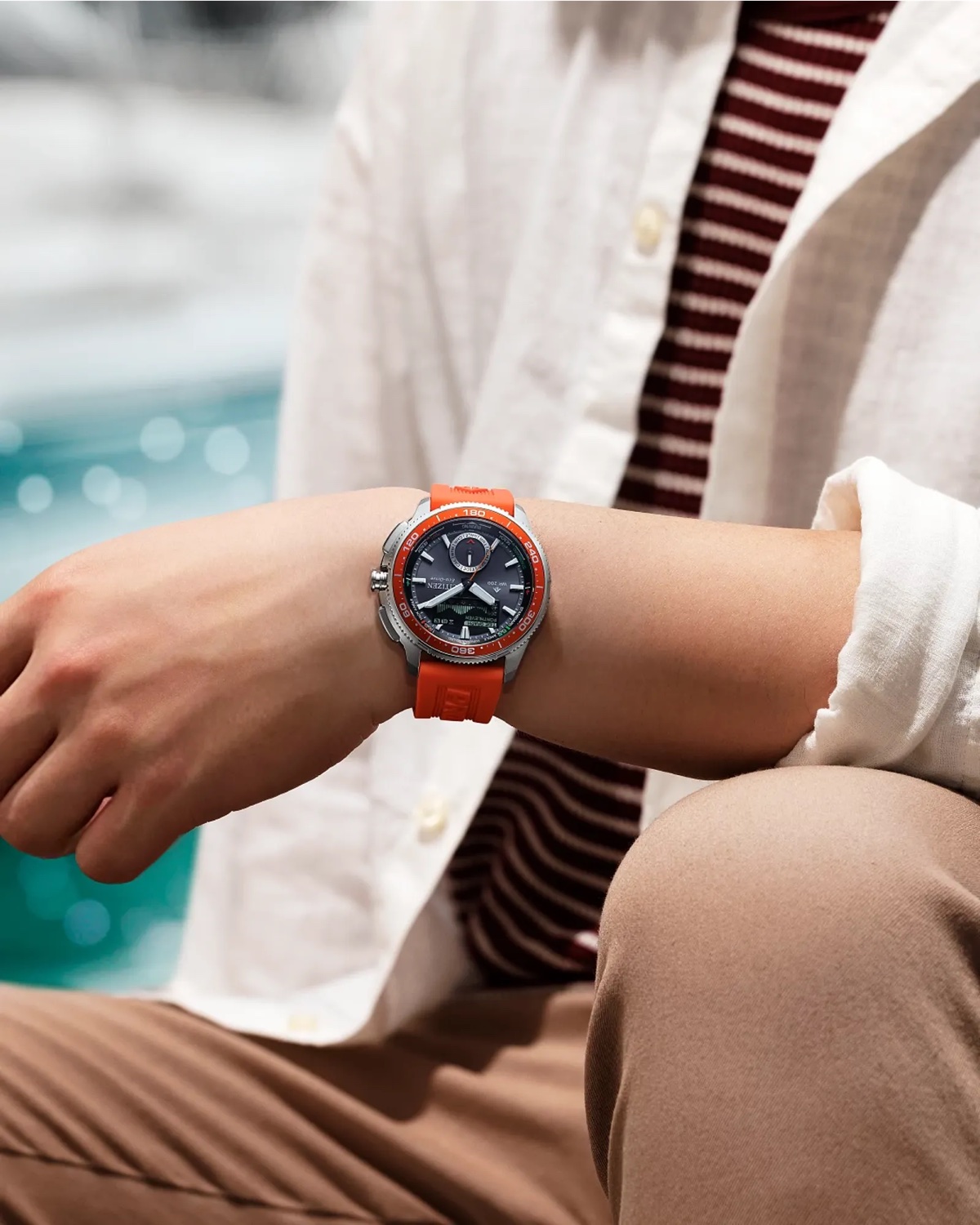 Citizen Promaster WaveTracker JV3000: árapály-grafikon, versenyidőzítő és a digitális időt követő mutatók Watch Review: Beachcombing With The Citizen Promaster WaveTracker JV3000