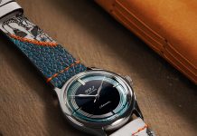Hirosige a csuklón: kézzel kezelt bőrszíj mechanikus órához és Apple Watchhoz HIROSHIGE_Fujieda_10_M.jpg