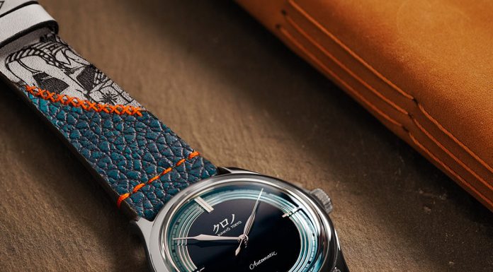 Hirosige a csuklón: kézzel kezelt bőrszíj mechanikus órához és Apple Watchhoz HIROSHIGE_Fujieda_10_M.jpg