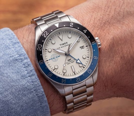 Pan Am x Timex Waterbury GMT: automata és kvarc változatban érkezik a két időzónás páros TIMEX TW2Y94300