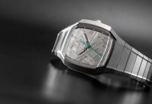 Wren Vessel: tonneau tok és fazettált zafír a búvárórák után Wren Vessel Diver One Sellita SW300-1 Wren Introduces the Vessel, a New Integrated Bracelet Sports Watch SW300-1